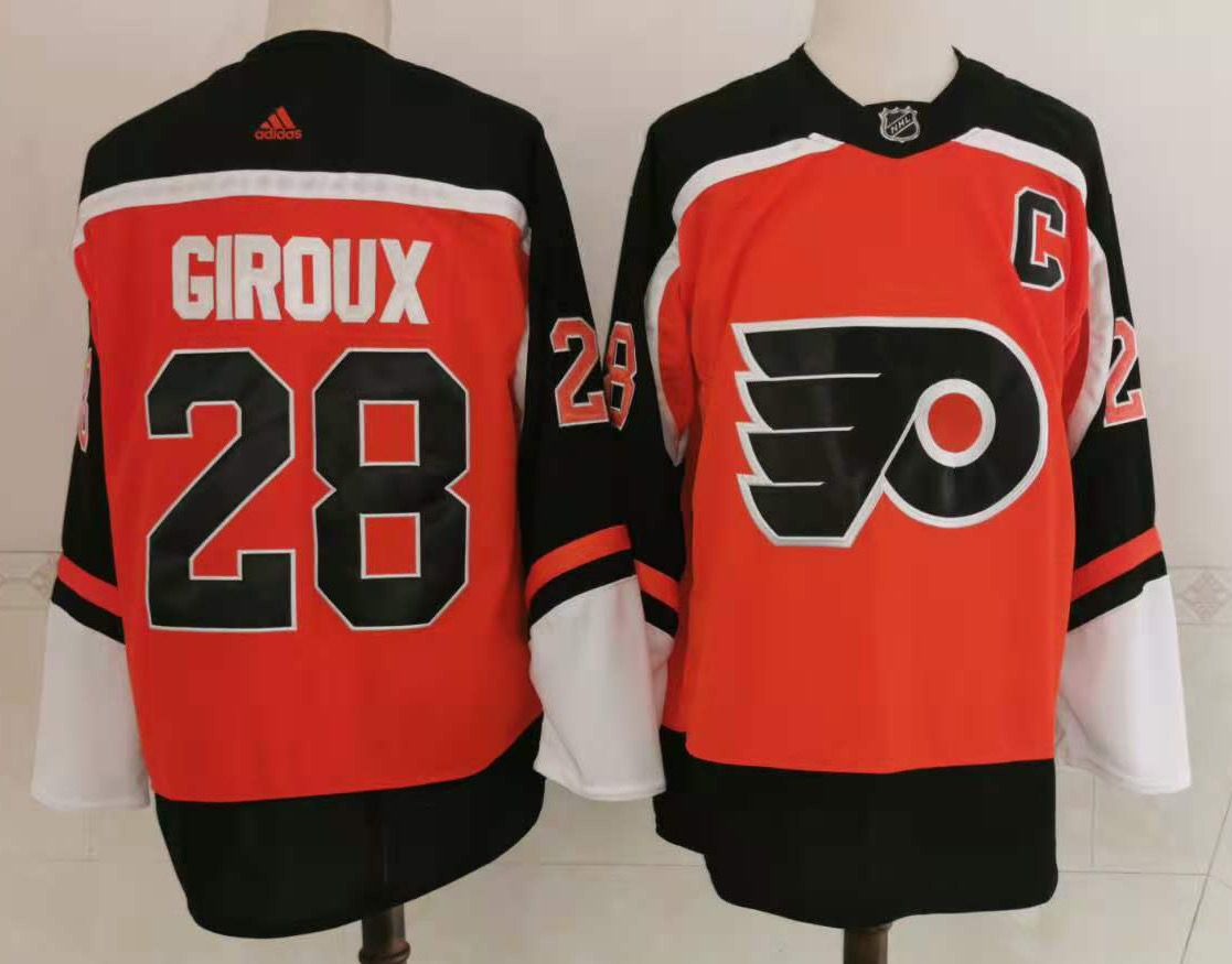 Adidas Men Philadelphia Flyers #28 Giroux Orange Home Authentic Stitched NHL Jersey